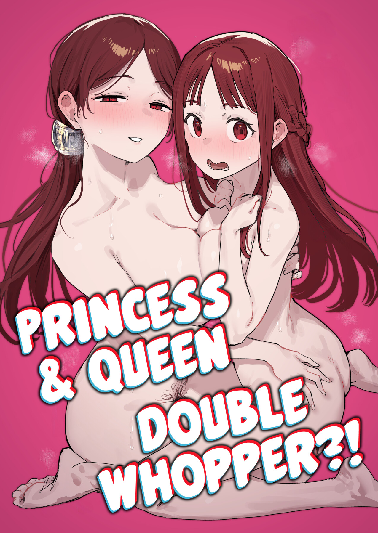 Hentai Manga Comic-Princess & Queen Double Whopper?! + Omake-Read-1